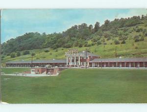 Pre-1980 OLD CARS & CAVALIER MOTEL & RESTAURANT Ft. Fort Littleton PA s7944