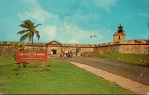 Purto Rico San Juan Entrance To The Fortress Of San Felipe Del Morro