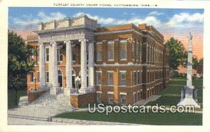 Forrest County Court House in Hattiesburg, Mississippi