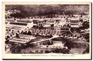 Camp Valdahon Old Postcard Building and officers mess