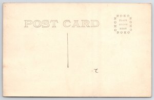 RPPC Young Ladies~Sisters or BFF Hold Hands, Share Pencil~Deep Eyes, Smiles 1920