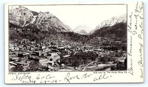 OURAY, CO Colorado  ~ MINING TOWN PANORAMA 1909 Postcard