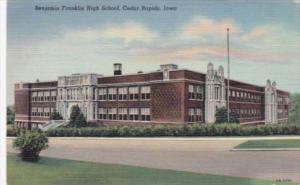 Iowa Cedar Rapids Benjamin Franklin High School 1947 Curteich