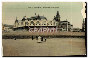 Old Postcard Ostend View the Quest kursaal