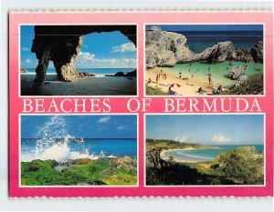 Postcard Beaches of Bermuda British Overseas Territory