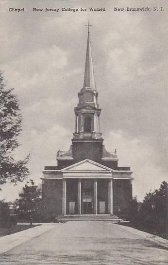 New Jersey New Brunswick Chapel New Jersey College For Women Albertype