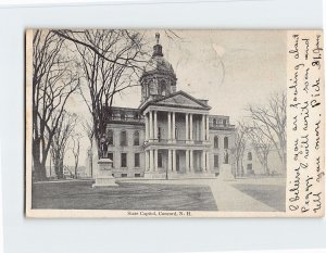 Postcard State Capitol, Concord, New Hampshire