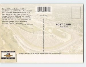 Postcard Indianapolis Motor Speedway