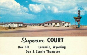 Cub Products Laramie Wyoming Superior Court Roadside Postcard 20-13626