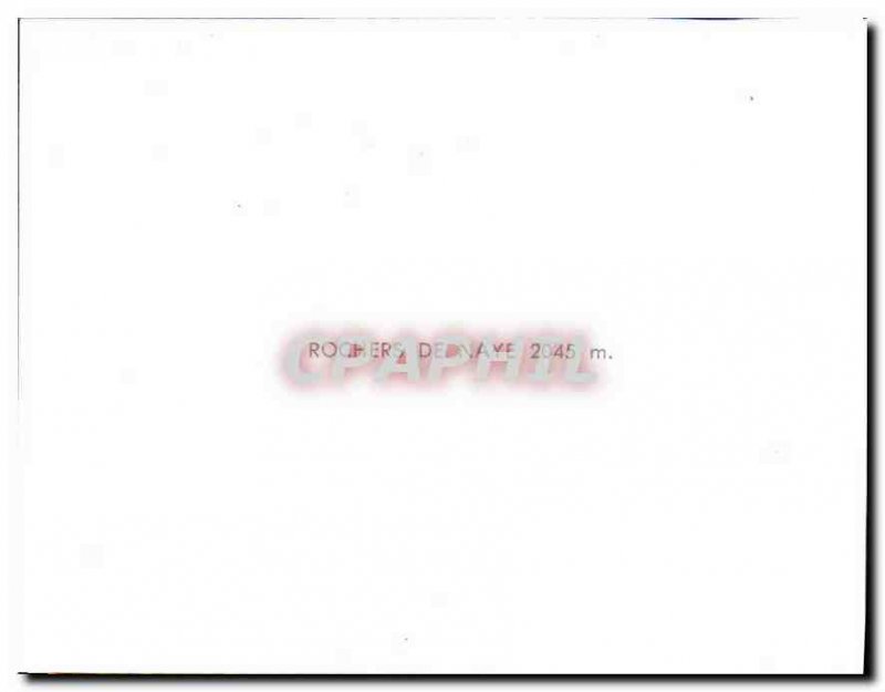 Modern Postcard Rochers de Naye