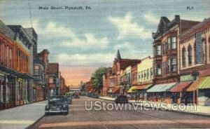 Main street - Plymouth, Pennsylvania