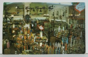 New Orleans Vieux Carre Candle Shop, French Market Interior View Postcard N1