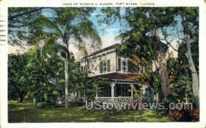 Home of Thomas A. Edison - Fort Myers, Florida FL  