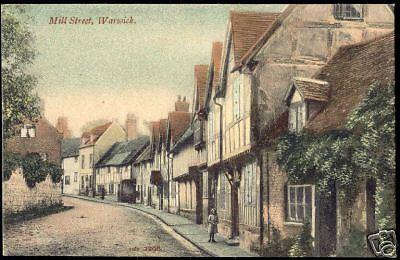 warwickshire, WARWICK, Mill Street (ca. 1910)