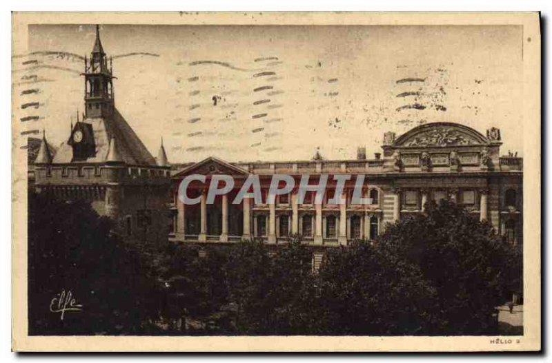 Postcard Old Toulouse Facade East Capitol and Dungeon