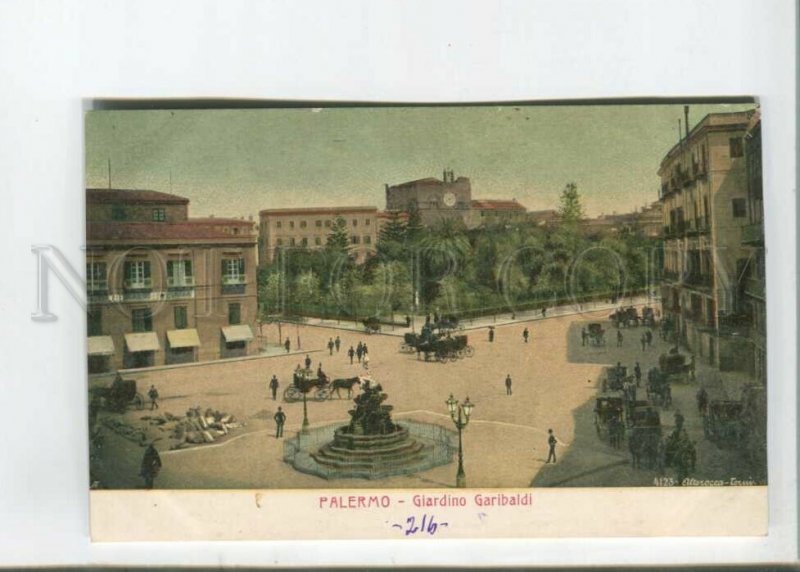 472821 Italy Palermo Giardino Garibaldi Vintage postcard