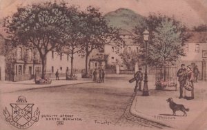 The Lodge Quality Street Golfing Bag North Berwick Shield Rare Scottish Phill...