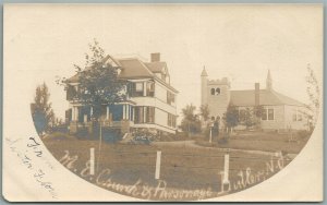 BUTLER NJ M.E. CHURCH ANTIQUE REAL PHOTO POSTCARD RPPC