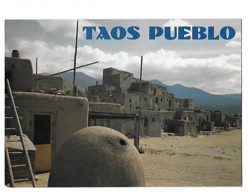 Taos Pueblo Built in 13th Century Still Standing in Taos New Mexico 4 by 6