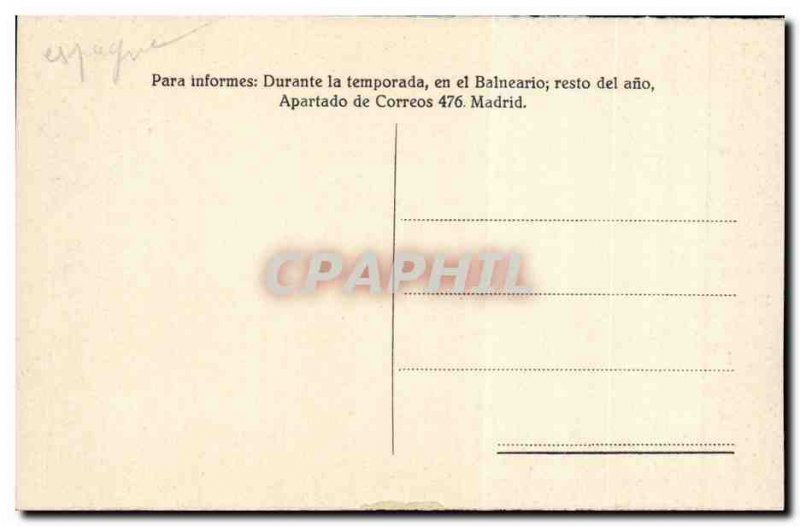 Old Postcard Spain Spain Espana Polituara