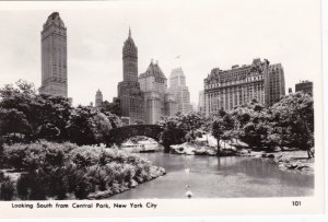 New York City Looking South From Central Park Real Photo