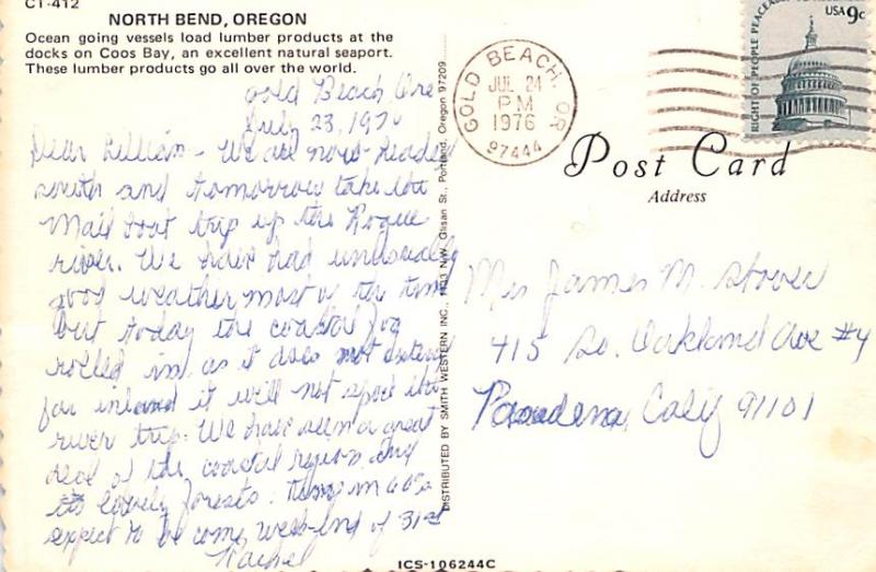 Ocean going Vessels - North Bend, Oregon