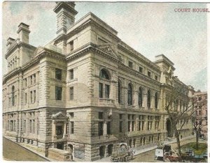 Boston Court House 1906 - 1907 Vintage Undivided Back Postcard Historical Site