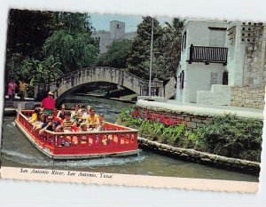 Postcard San Antonio River, San Antonio, Texas