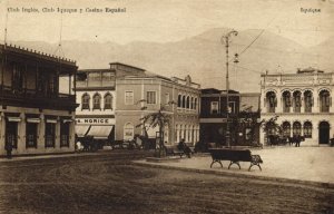 chile, IQUIQUE, Club Inglés, Club Iquique y Casino Español (1910s) Postcard