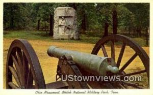 Ohio Monument Shiloh National Military Park  Shiloh TN Unused