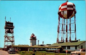 Greenville MS Mississippi AIR FORCE BASE Control Tower~Military ca1950s Postcard