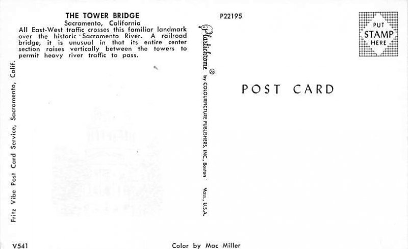 Tower Bridge Sacramento, California, USA