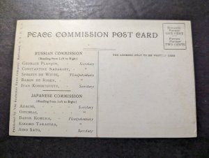 Mint Russo Japanese War Peace Commission Postcard RPPC
