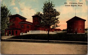 Postcard Filtration Plant in Grand Rapids, Michigan