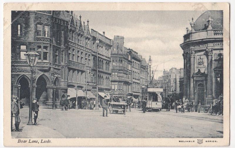 Yorkshire; Boar Lane, Leeds PPC By Reliable,1904,To Mr Porth, Cambridge Heath 