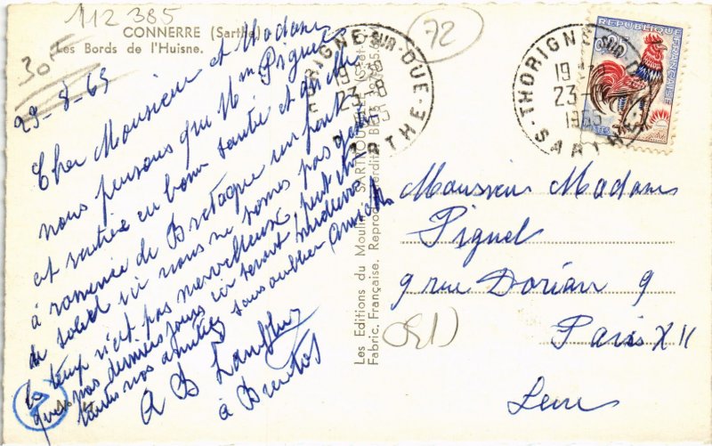 CPA CONNERRÉ - Les Bords de l'Husine (112385)