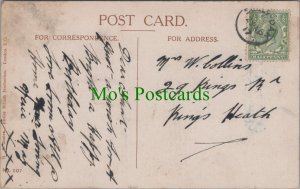 Genealogy Postcard - Collins, 29 Kings Road, Kings Heath, Birmingham GL1696