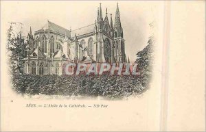 Postcard Old Sees The Apse of the Cathedral (map 1900)