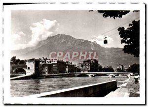 Postcard Modern Vue Generale L & # 39Isere And The Moucherotte Grenoble