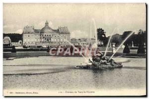 Old Postcard Chateau of Vaux Le Vicomte