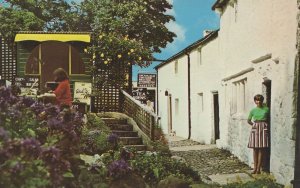 Heysham Lancashire Chip Food Stall Walls Ice Cream 1970s Postcard