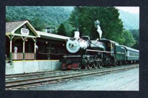 VA Intervale Train Railroad nr Covington VIRGINIA RR PC