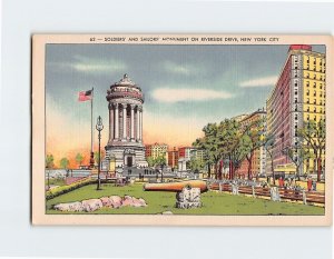 Postcard Soldiers' And Sailors' Monument On Riverside Drive, New York City, N.Y.