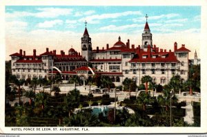 Florida St Augustine Hotel Ponce De Leon Curteich