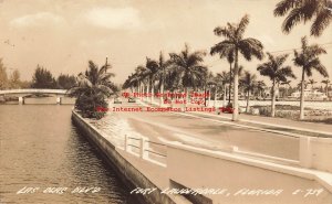 FL, Fort Lauderdale, Florida, RPPC, Las Olas Blvd, Photo No E-739