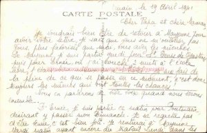 Pontmain - Interior of the Basilica - Old Postcard