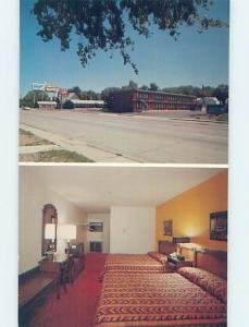 Unused Pre-1980 MOTEL SCENE Sioux Falls South Dakota SD B6624