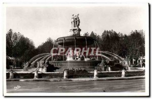 Modern Postcard Aix En Provence Great Fountain