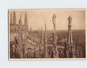 Postcard Guglie ed Archi Il Duomo Milan Italy