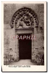 Old Postcard Coucy Le Chateau Le Chateau Porte du Donjon